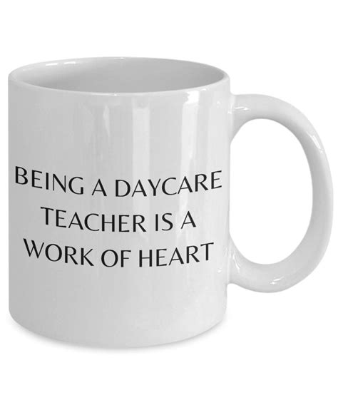 Daycare Teacher Gifts, Daycare Teacher Mug, Daycare Teacher Appreciation Gifts, Being a Daycare ...