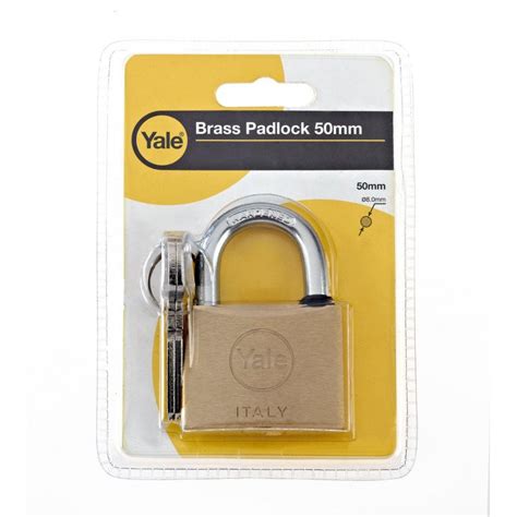 Yale 2 Key Brass Long Shackle Pad Lock 60mm