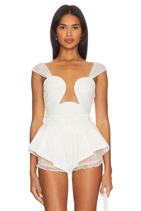 Free People X REVOLVE Double Take Bodysuit In Ivory REVOLVE