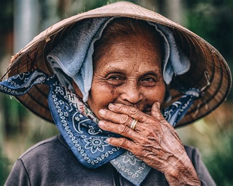 Vietnam Woman Portrait, Vietnamese Woman, Elderly Vietnam Woman ...