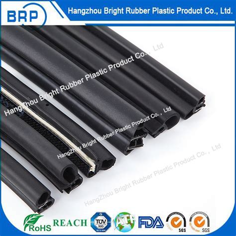 Custom Extruded Auto Rubber Seal Strips With 26years Experience China Epdm Rubber Bulb Trim