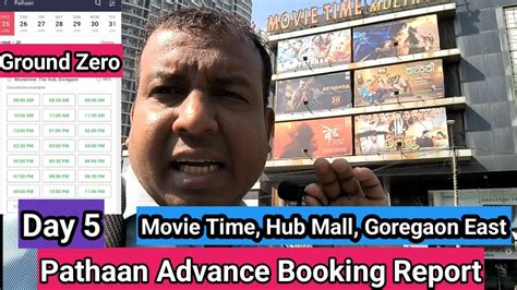 Pathaan Movie Advance Booking Report Day 5 At Ground Zero At MovieTime