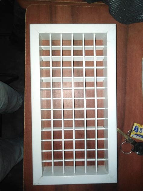 Aluminium Double Louver HVAC Grill Powder Coated At Rs 450 Sqft In