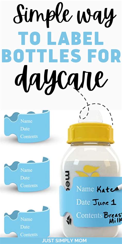 The Simple Way To Label Bottles For Daycare Breastfeeding And Pumping