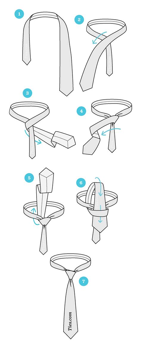 How To Tie A Four In Hand Knot