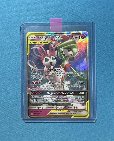 Gardevoir Sylveon GX Tag Team 130 214 Unbroken Bonds Pokemon Card