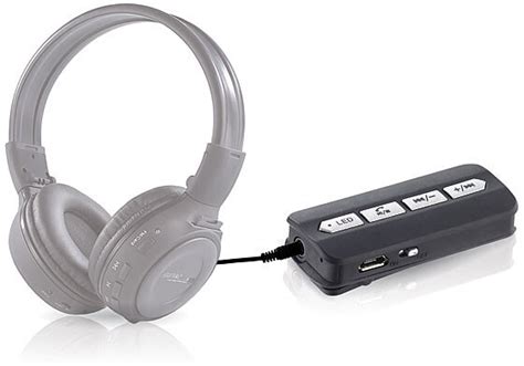 Adaptateur Bluetooth Pour Casque Filaire Avec Lecteur Micro Sd