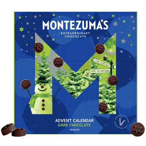 Organic And Vegan Dark Chocolate Advent Calendar Montezuma