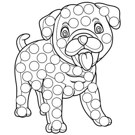 Puppy Dot Markers Activity Book Easy Coloring For Toddlers