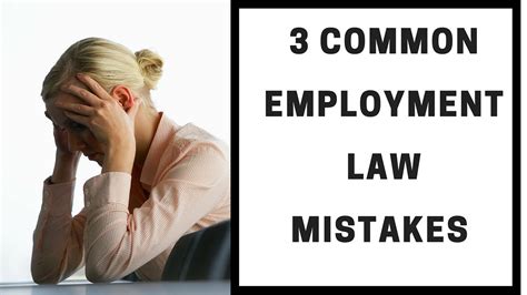 3 Common Employment Law Mistakes Businesses Make In Australia YouTube