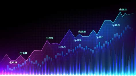 Premium Vector Stock Market Or Forex Trading Graph In Graphic Concept