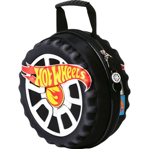 Lonchera Escolar Yadatex HWS017 Hot Wheels Negro