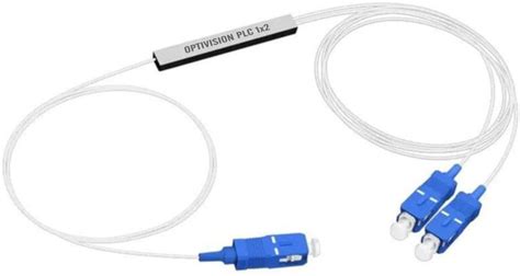 Plc Splitter 1x2 Sc Apc With Connector Feature Electrical Porcelain