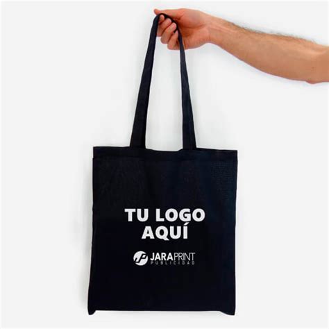 Bolsa de Algodón 170 gr Negro 4238 cm Jaraprint