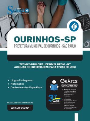 Apostila Prefeitura de Ourinhos SP 2024 Técnico Municipal de Nível