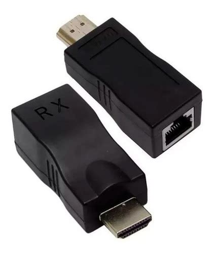 Extensor Hdmi K D Metros Via Cabo Rede Rj Cat E