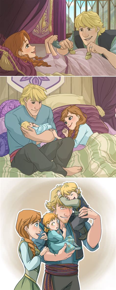 Anna And Kristoff As Parents Frozen Fan Art POPSUGAR Love Sex