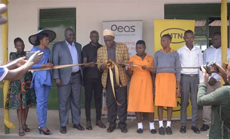 BUGIRI MTN Foundation Hands Over A New Classroom Block Rainwater