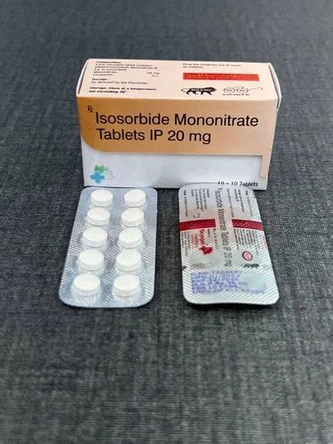 Isosorbide Mononitrate Tablets 20 Mg At Rs 36stripe In Mumbai Id