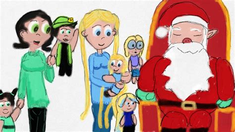 Powerpuff visit Santa by kaykeyser on DeviantArt