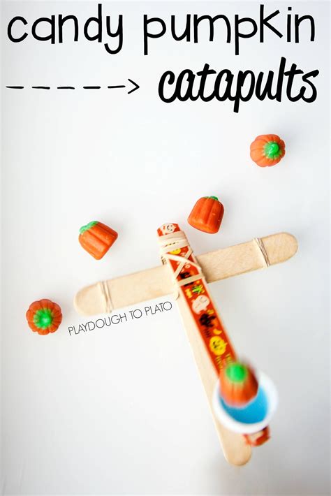 Pumpkin Catapults Playdough To Plato