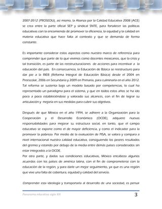 Educaci N En M Xico Siglo Xxi Pdf