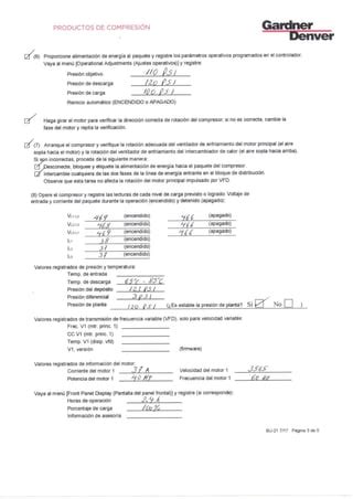 Protocolo Arranque Gadner Denver L 30 Pdf