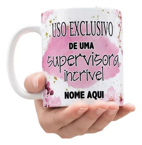 Caneca Para Supervisora Est 26 Nome Zlprint