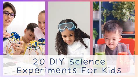 20 DIY Science Experiments for Kids | TinyBrilliantHumans