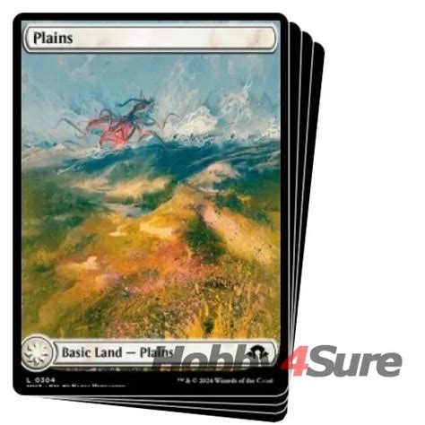 PLAINS 304 ART Complet X4 M NM Magic The Gathering MTG Modern