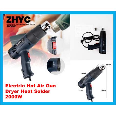 Jual PEMANAS PLASTIK Electric Hot Air Gun Dryer Heat Solder Thermal 2000W 220V 2000W Hot Gun