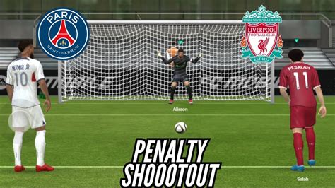 Paris Saint Germain Vs Liverpool Fc Penalty Shootout Gameplay