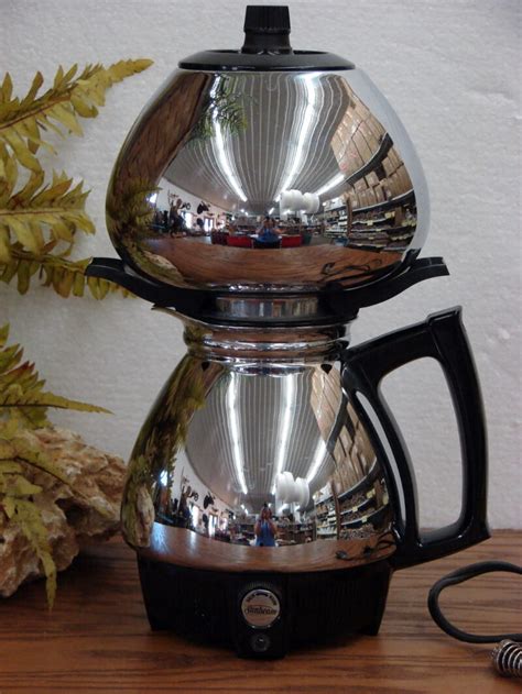 Vintage Electric Sunbeam Coffee Maker Complete C50 Vacuum Siphon Chrome Moose R Uscom Log