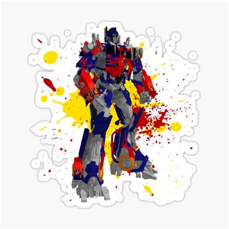 Autobots Hero Optimusprimeperfect Design For Everyone Sticker For Sale By Garyshipl Redbubble