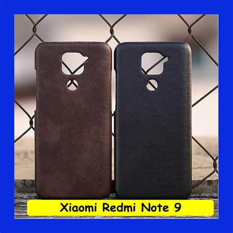 Jual Xiaomi Redmi Note Original Leather Covered Hard Case Cover