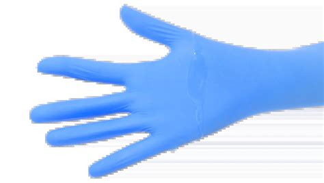 Exam Glove Nitrile Disposable Blue Color En455 Powder Free Medical Nbr