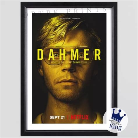 Jeffrey Dahmer Netflix Poster Art Evan Peters Serial Killer Print X