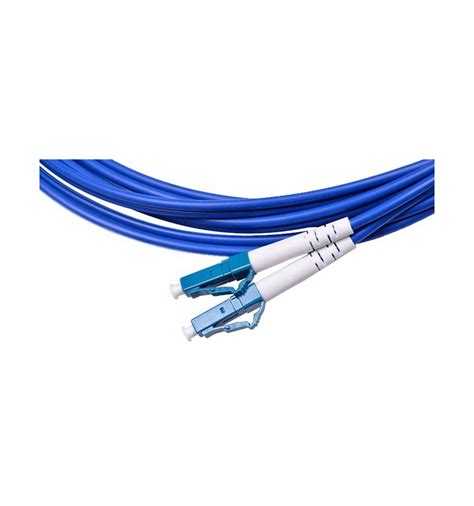 Lc Upc To Lc Upc Duplex Os2 Single Mode Armored Pvc Ofnr 30mm Fiber Optic Patch Cable