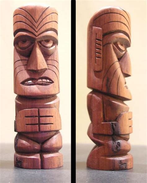 Maori Tiki By Tflounder On Deviantart Simple Wood Carving Dremel Wood