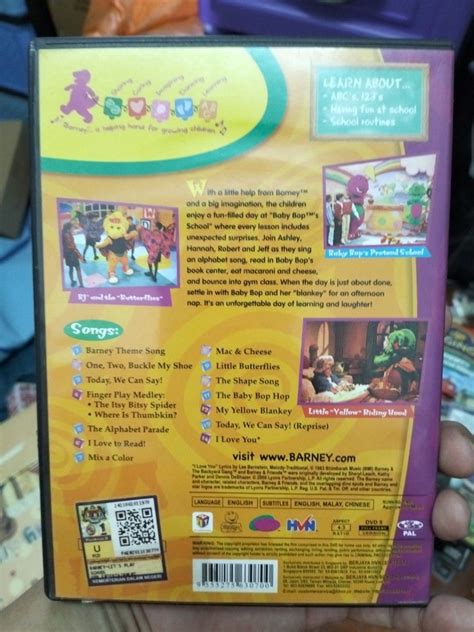 Barney Let's Play School! DVD, Hobbies & Toys, Music & Media, CDs & DVDs on Carousell