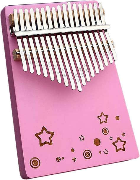 Finger Klavier Tasten Kalimba Daumen Instrument Rosa Serie Taschen