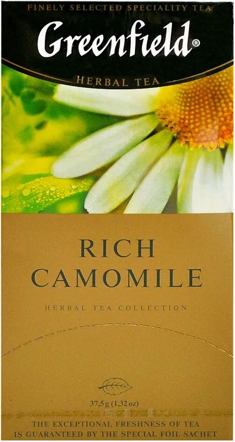 Թեյ բուսական «Greenfield Rich Camomile» 37.5գ - sas.am