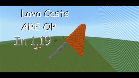 Lava Casts In Minecraft 119 Are Op Youtube