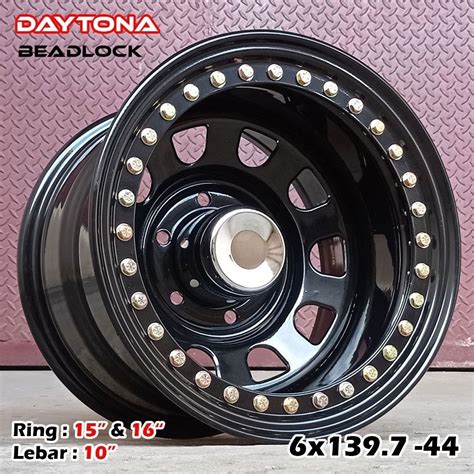 Jual Velg Mobil Besi Ori DAYTONA BEADLOCK Offroad Baut 6x139 7 Ring 15