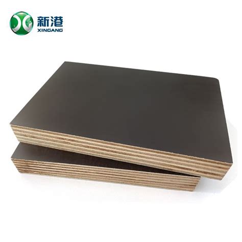 China Customized 18mm Film Faced Plywood Marine Plywood Black Brown