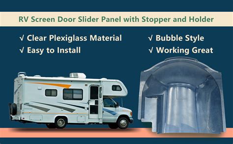 Amazon Lisnhlin Rv Screen Door Slider Panel Bubble Style