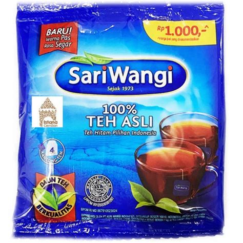 Jual Teh Bendera Cap Botol Sariwangi Sosro Celup Sachet Sariwangi