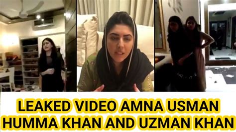 Leaked Video Of Pakistani Drama Actress Humma Khan And Uzma Khan