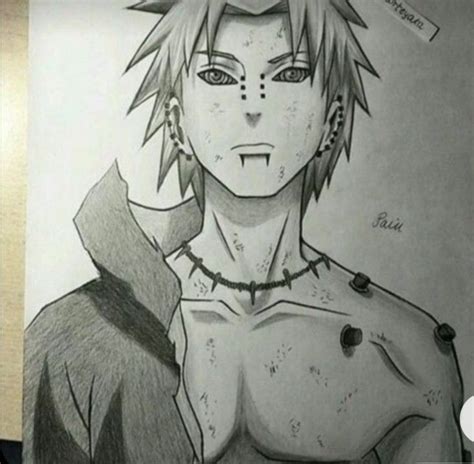 Pain Es Dios Xd Anime Sketch Naruto Drawings Sketches