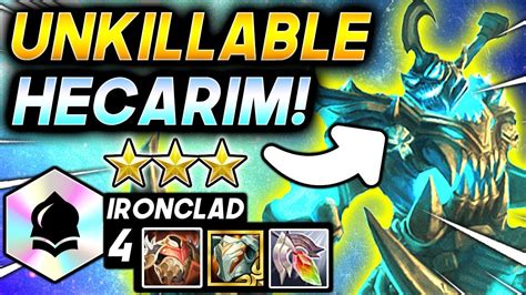 Unkillable ⭐⭐⭐ Hecarim Tft Set 5 5 Guide I Teamfight Tactics Best